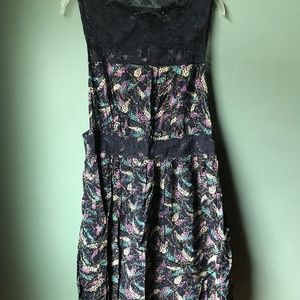 Free People Lace and Rayon Dress Size Large